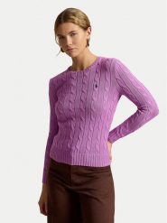 Polo Ralph Lauren Sweter 211971869511 Różowy Regular Fit. Czerwone swetry Polo Ralph Lauren, m, bez wzorów, z bawełny, bez ramiączek. Za 949.99 zł.