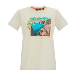 Damska Koszulka Filandra VX Capri Seaside T-shirt. Brązowe t-shirty Regatta, bez wzorów, casualowe, bez kołnierzyka, bez ramiączek. Za 67.99 zł.