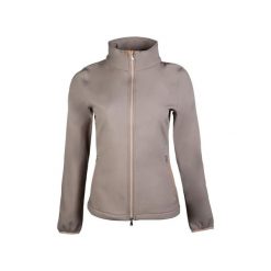 Damska kurtka jeździecka softshell HKM Lily. Brązowe kurtki HKM, xs, bez wzorów, z softshellu, bez kaptura. Za 212.00 zł.
