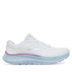 Buty do biegania Skechers. Białe buty do biegania Skechers, bez wzorów, bez zapięcia, do biegania. Za 359.99 zł.