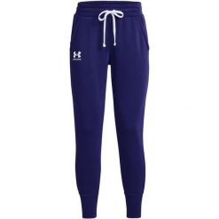 Spodnie Do Biegania Rival Fleece Dla Kobiet. Niebieskie spodnie dresowe Under Armour, bez wzorów, długie. Za 302.99 zł.