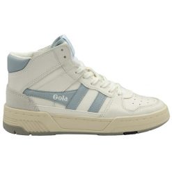 Buty damskie Gola Allcourt High. Białe buty treningowe Gola, bez wzorów, przed kolano, bez zapięcia. Za 593.50 zł.
