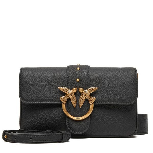 Torebka PINKO. Czarne torebki klasyczne Pinko, bez wzorów, klasyczne, bez dodatków. Za 1,419.00 zł.