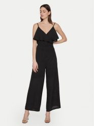 Vila Kombinezon Elke 14093630 Czarny Regular Fit. Czarne sukienki Vila, bez wzorów, z syntetyku, bez kołnierzyka, bez ramiączek. Za 139.99 zł.