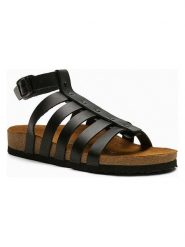 Comfortfusse Skórzane sandały "Ares" w kolorze czarnym rozmiar: 41. Czarne sandały Comfortfüße, bez wzorów, z materiału, klasyczne, z otwartym noskiem, bez obcasa, bez zapięcia. Za 252.99 zł.