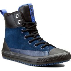 Trampki CONVERSE - Ctas Asphalt Boot Hi 654313C Navy/Oxygen Blue/Black. Niebieskie trampki Converse, bez wzorów, z gumy, bez zapięcia. W wyprzedaży za 199.00 zł.