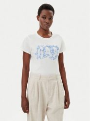 Gap T-Shirt 729555-03 Biały Regular Fit. Białe t-shirty GAP, xs, bez wzorów, z bawełny, bez kołnierzyka, bez ramiączek. Za 79.99 zł.