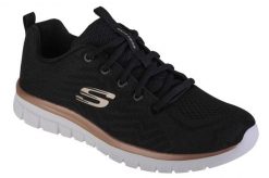 Buty sportowe damskie Skechers Get Connected. Czarne buty treningowe Skechers, bez wzorów, z materiału, bez zapięcia. Za 390.00 zł.
