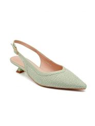 Sixth Sens Czółenka w kolorze jasnozielonym rozmiar: 40. Zielone czółenka Sixth Sens, bez wzorów, klasyczne, bez obcasa, na szpilce, bez zapięcia. Za 104.99 zł.