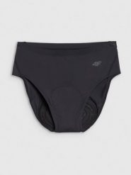 4F Majtki rowerowe damskie - czarne XS. Czarne majtki sportowe 4f, l, bez wzorów, z dzianiny, rowerowe. W wyprzedaży za 79.99 zł.
