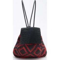 Pleciony plecak worek - Wielobarwn. Plecaki marki Reserved. Za 129.99 zł.