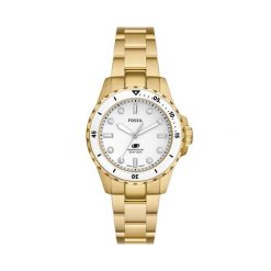 Zegarek Fossil. Żółte zegarki Fossil, złote. Za 629.99 zł.