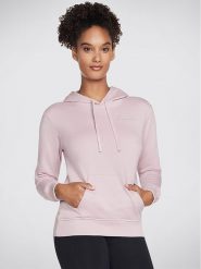 Skechers Bluza Signature Po Hoodie WHD116 Różowy Regular Fit. Czerwone bluzy Skechers, l, bez wzorów, z bawełny, bez ramiączek, bez kaptura. Za 69.99 zł.