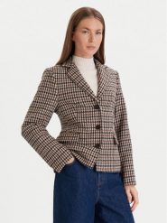 Tommy Hilfiger Marynarka Heritage WW0WW48266 Beżowy Regular Fit. Brązowe marynarki i żakiety Tommy Hilfiger, bez wzorów, z wełny, bez ramiączek. Za 1,299.00 zł.
