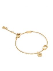 Coach Bransoletka 37571529 Złoty. Żółte bransoletki Coach, metalowe. Za 309.99 zł.