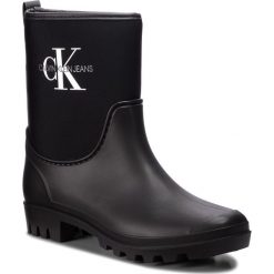 Kalosze CALVIN KLEIN JEANS - Philippa RE9811 Black. Czarne kalosze Calvin Klein Jeans, z jeansu. Za 509.00 zł.