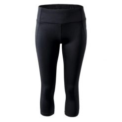 Damskie legginsy 3/4 Martes Lady Sariu. Czarne legginsy sportowe MARTES, s, z aplikacjami, z elastanu, do biegania. Za 82.06 zł.