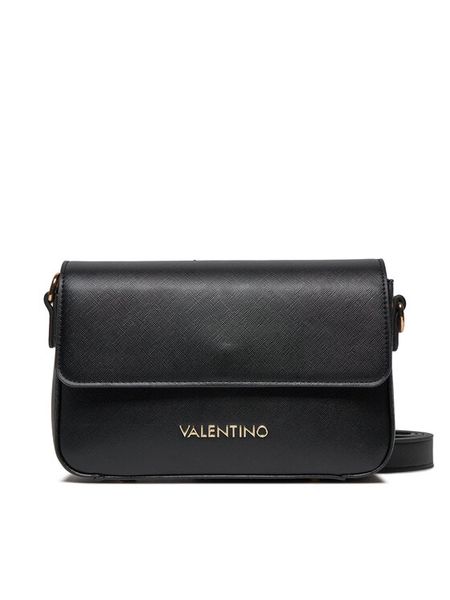 Valentino Torebka Zero Re VBS7B303 Czarny. Czarne listonoszki Valentino, bez wzorów, ze skóry, bez dodatków. Za 469.99 zł.