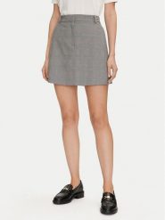 Tommy Hilfiger Spódnica trapezowa WW0WW42249 Szary Regular Fit. Szare spódnice Tommy Hilfiger, bez wzorów, z syntetyku, trapezowe. Za 319.99 zł.