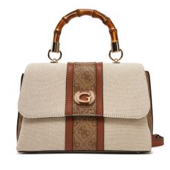 Torebka Guess. Brązowe torebki klasyczne Guess, z aplikacjami, klasyczne, bez dodatków. Za 419.99 zł.