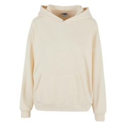 Damska bluza oversize z kapturem Urban Classics Light Terry. Białe bluzy Urban Classics, bez wzorów, z kapturem. Za 134.00 zł.
