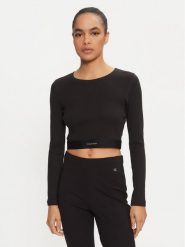 Calvin Klein Underwear Bluzka 000QS7217E Czarny Slim Fit. Czarne bluzki Calvin Klein Underwear, xl, bez wzorów, z bawełny, bez kołnierzyka, bez ramiączek. Za 149.99 zł.