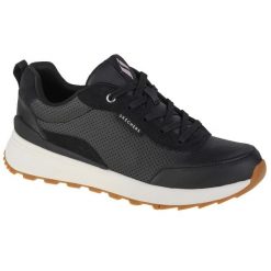 Buty do chodzenia damskie, Skechers Sunny Street - Sunshine Jogger. Czarne buty treningowe Skechers, bez wzorów, z materiału, przed kostkę, bez zapięcia, trekkingowe. Za 249.99 zł.