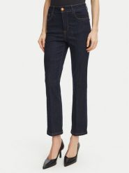 Fracomina Jeansy FY26WV9006D46093 Czarny Cropped Fit. Czarne jeansy Fracomina, bez wzorów, z jeansu. Za 344.99 zł.