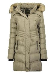 ANAPURNA Płaszcz zimowy w kolorze beżowym rozmiar: XL. Brązowe płaszcze ANAPURNA, na zimę, xl, bez wzorów, z puchu, klasyczne, bez kaptura. Za 323.50 zł.