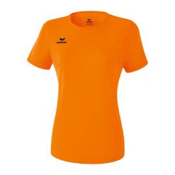 Erima pomarańczowa koszulka sportowa z krótkim rękawem, lekki poliester. Brązowe t-shirty sportowe Erima, l, bez wzorów, z poliesteru, bez ramiączek, na fitness i siłownię. Za 107.00 zł.