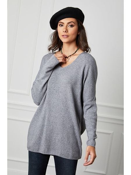 Joséfine Sweter "Beder" w kolorze szarym rozmiar: M. Szare swetry Joséfine, m, bez wzorów, z kaszmiru, bez ramiączek. Za 228.92 zł.