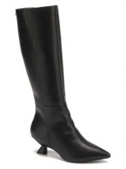 C'M Kozaki w kolorze czarnym rozmiar: 41. Czarne kozaki C'M, na zimę, bez wzorów, bez obcasa, na obcasie, bez zapięcia. Za 173.99 zł.