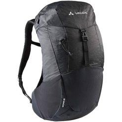 Plecak damski Vaude Skomer 24 - black. Czarne plecaki Vaude, bez wzorów, bez dodatków. W wyprzedaży za 419.70 zł.