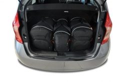 Torby Do Bagażnika Nissan Note 2013-2016 3Szt Kjust. Czarne torby podróżne KJUST, bez wzorów, z kauczuku. Za 944.00 zł.
