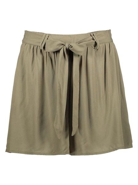 ONLY Szorty w kolorze khaki rozmiar: L. Brązowe szorty ONLY, bez wzorów, z tkaniny. Za 77.95 zł.