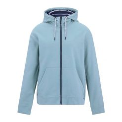 Bluza damska z kapturem Regatta Bayletta. Niebieskie bluzy Regatta, bez wzorów, z materiału, bez ramiączek, z kapturem. Za 261.50 zł.
