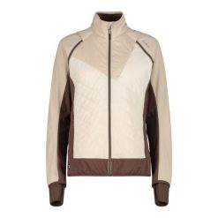 Kurtka damska CMP Lunexa Jacket. Brązowe kurtki przejściowe sportowe CMP, s, bez wzorów, z materiału, z kapturem, trekkingowe, primaloft. Za 483.99 zł.