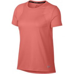 Nike Koszulka Biegowa Damska W Nk Run Top Ss, Crimson Pulse S. Topy sportowe marki Nike. W wyprzedaży za 75.00 zł.