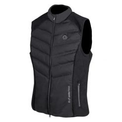 Kurtka jeździecka bez rękawów ELT Comfort Heat. Czarne kurtki ELT, l, bez wzorów, z materiału, bez kaptura. Za 416.50 zł.