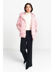 Rich & Royal Kurtka pikowana w kolorze jasnoróżowym rozmiar: 34. Różowe kurtki Rich & Royal, bez wzorów, bez kaptura. Za 462.29 zł.