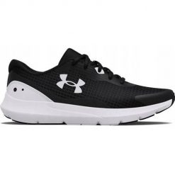 Buty do biegania damskie Under Armour Surge 3. Białe buty do biegania Under Armour, bez wzorów, bez zapięcia, do biegania. Za 180.99 zł.