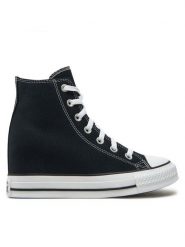 Converse Trampki Chuck Taylor All Star Wedge Platform A11909C Czarny. Czarne trampki Converse, bez wzorów, z materiału, retro, bez zapięcia. Za 259.99 zł.