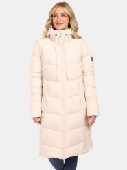 Kilpi Płaszcz pikowany "Sali" w kolorze beżowym rozmiar: 44. Brązowe płaszcze Kilpi, s, bez wzorów, bez kaptura. Za 491.99 zł.