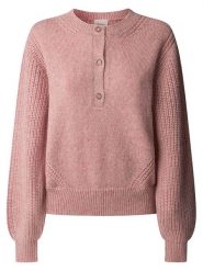 Pepe Jeans Sweter "Nica" w kolorze jasnoróżowym rozmiar: S. Różowe swetry Pepe Jeans, s, bez wzorów, z jeansu, bez ramiączek. Za 224.52 zł.