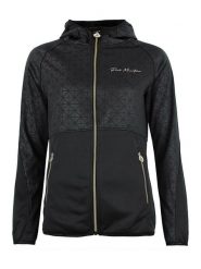 Peak Mountain Kurtka polarowa "Amon" w kolorze czarnym rozmiar: XL. Czarne kurtki Peak Mountain, xl, bez wzorów, z materiału, bez kaptura. Za 213.45 zł.