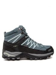 CMP Trekkingi Rigel Mid Wmn Trekking Shoe Wp 3Q12946 Niebieski. Niebieskie buty trekkingowe CMP, ze skóry, bez zapięcia. Za 399.99 zł.