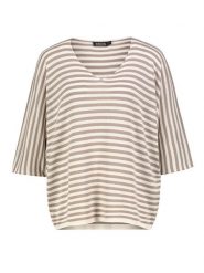 Sublevel Sweter w kolorze brązowo-białym rozmiar: M/L. Białe swetry Sublevel, l, bez wzorów, bez ramiączek. Za 127.35 zł.