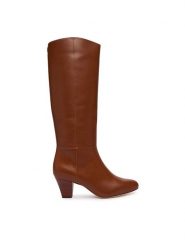 LAUREN RALPH LAUREN Kozaki Emrsyn Tl Hl Bo Tal 802P15714002 Brązowy. Brązowe kozaki Lauren Ralph Lauren, bez wzorów, ze skóry, bez obcasa, na słupku, bez zapięcia. Za 1,499.00 zł.