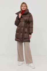 MAX&Co. kurtka puchowa damska kolor brązowy zimowa. Brązowe kurtki MAX&Co., na zimę, bez wzorów, z puchu, bez kaptura. W wyprzedaży za 1,539.90 zł.