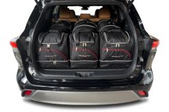 Torby Do Bagażnika Toyota Highlander Hev 2020+ 6Szt Kjust. Czarne torby podróżne KJUST, bez wzorów, z kauczuku. Za 1,822.00 zł.